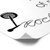 音楽は人類の普遍的な引用文 ポスター (角)