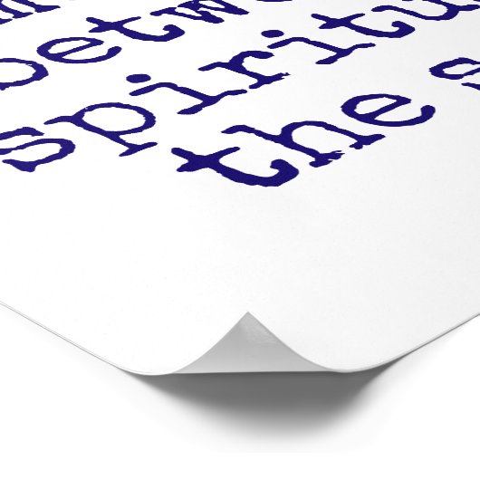 音楽は仲介者である – 音楽引用文 ポスター (角)