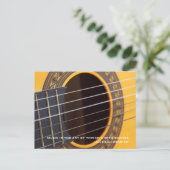 音楽は健全なギターと考えるです ポストカード (スタンド正面)