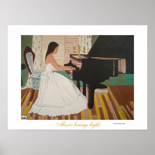 音楽は光をもたらす ポスター (正面)