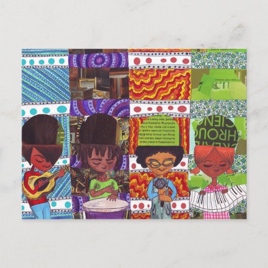 音楽は全て ポストカード (正面)