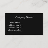 音楽は名刺に注意します 名刺 (裏面)