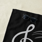 音楽は名前をカスタムするのビーチタオルに注意します ビーチタオル (インサイチュ)