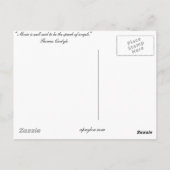 音楽は天使の言葉であるとも言われている ポストカード (裏面)