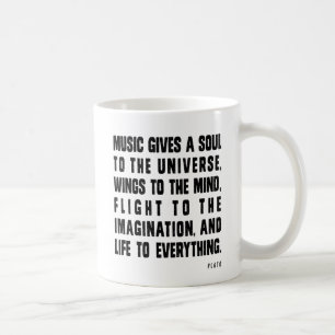 音楽は宇宙マグに精神を与えます コーヒーマグカップ