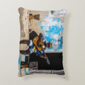 音楽は心の薬だ アクセントクッション (裏面(縦))