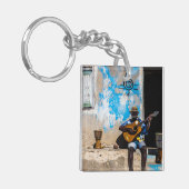 音楽は心の薬だ キーホルダー (正面左)