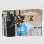 音楽は心の薬だ ゴルフタオル (横)