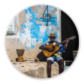 音楽は心の薬だ セラミックノブ (正面)