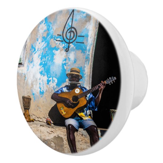 音楽は心の薬だ セラミックノブ (右)