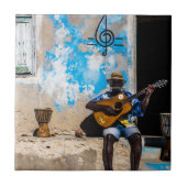 音楽は心の薬だ タイル (正面)