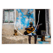 音楽は心の薬だ ラージペーパーバッグ (正面)