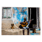 音楽は心の薬だ ラージペーパーバッグ (裏面)