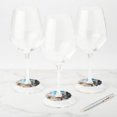 音楽は心の薬だ ワイングラスタグ (セット)