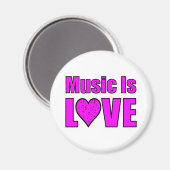 音楽は愛 マグネット (正面/裏面)