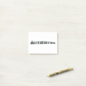 音楽は感情の速記だ ポストイット (デスク上)