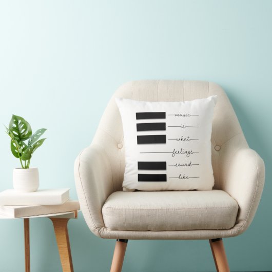 音楽は感情の鳴る姿 〜 枕 (椅子)