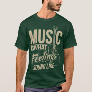 音楽は感覚の音 Tシャツ