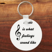 音楽は感覚 キーホルダー (正面)