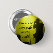 音楽は救います 缶バッジ (正面&裏面)
