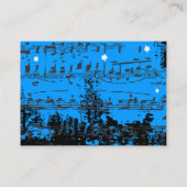 音楽は星のテーブルの座席表の設定に注意します プレイスカード (裏面)