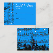 音楽は星のテーブルの座席表の設定に注意します プレイスカード (正面/裏面)