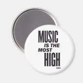 音楽は最も高い マグネット (正面/裏面)