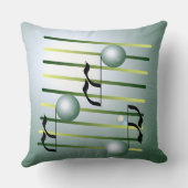 音楽は枕音楽ミュージシャンの家の装飾に注意します クッション (裏面)