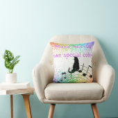 音楽は独自の特別な色の枕を持っている クッション (椅子)