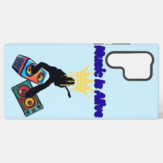 音楽は生きている SAMSUNG GALAXYケース (裏面横)