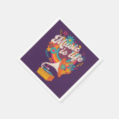 音楽は生きること スタンダードカクテルナプキン (角)