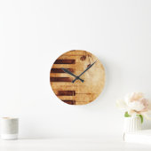 音楽は生命です ラウンド壁時計 (ホーム)