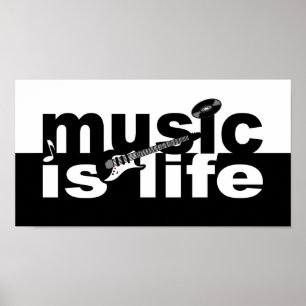 音楽は生命有価証券です ポスター