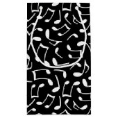 音楽は白黒パターンに注意します スモールペーパーバッグ (裏面)