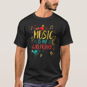音楽は私のガールフレンド先生ジョークミュージシャン Tシャツ