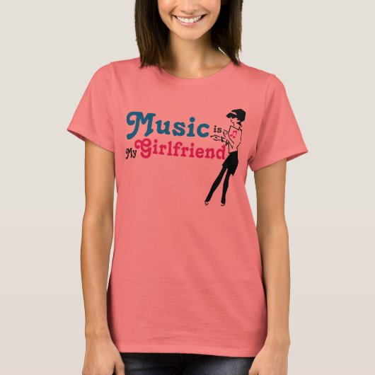 音楽は私のガールフレンド Tシャツ (正面)