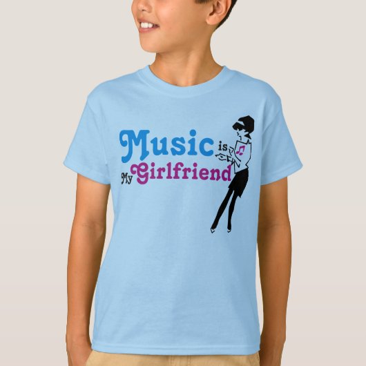 音楽は私のガールフレンド Tシャツ (正面)