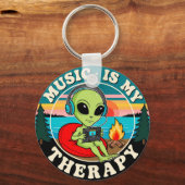 音楽は私のセラピー キーホルダー (裏面)