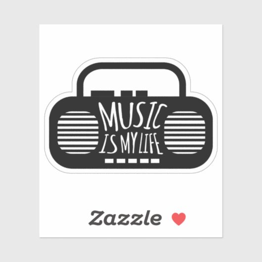 音楽は私の人生だ シール (シート)