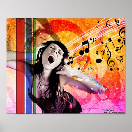 音楽は私の人生だ ポスター (正面)