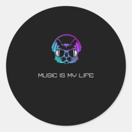 音楽は私の人生だ ラウンドシール