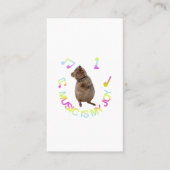 音楽は私の喜びだ 名刺 (正面)