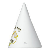 音楽は私の愛する言葉のロマンチックなフレーズである パーティーハット (右)