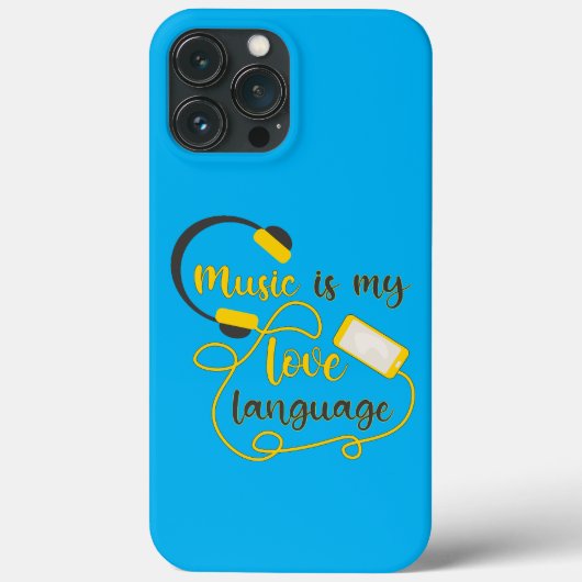 音楽は私の愛する言葉のロマンチックなフレーズである Case-Mate iPhoneケース (裏面)