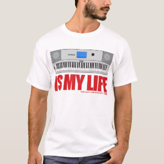 音楽は私の生命です Tシャツ