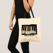 音楽は私の生命トートバックです トートバッグ (正面(商品))