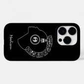 音楽は私の背骨の名前をカスタムするの電話のケースに Case-Mate iPhoneケース (裏面 (横))