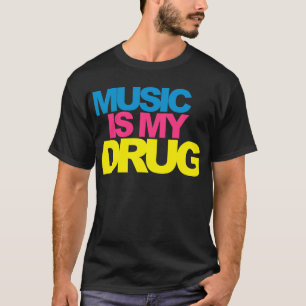 音楽は私の薬剤です Tシャツ