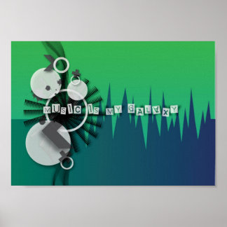 音楽は私の銀河系 ポスター