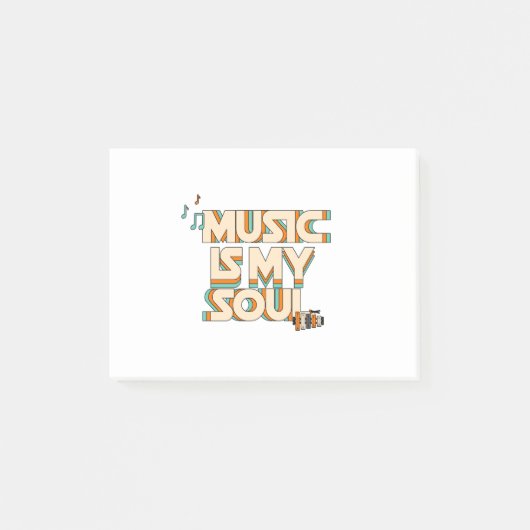 音楽は私の魂だ ポストイット (正面)
